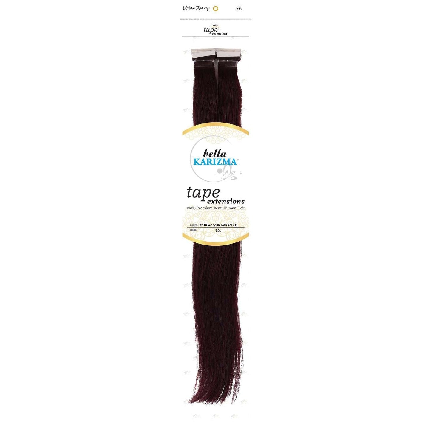 Remi Hair Tape Hair Extension 24 Inch 99J