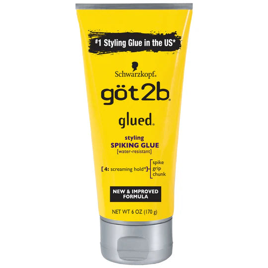 Got2B Glued Spiking Glue - Styling Gel, 6 oz
