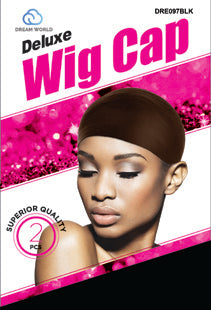 Dream Women's-Wig Cap 2Pcs Black
