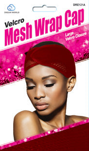 Dream Women's-Mesh Wrap Cap Velcro Assorted Colors