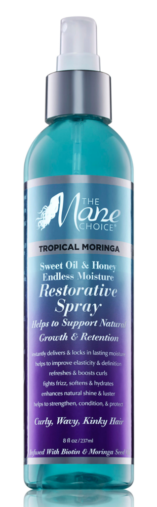 The Mane Choice Tropical Moringa Sweet Oil & Honey Endless Moisture Restorative Spray