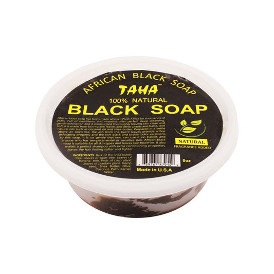 Taha Black Soap Natural Tub
