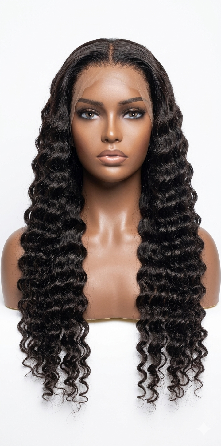 HD 13x4 Frontal Burmese Curly Virgin Hair Wig 24”