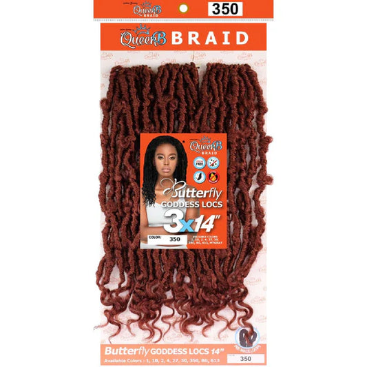 Synthetic Butterfly Goddess Locs 3X Value Pack 14 Inch Color 350
