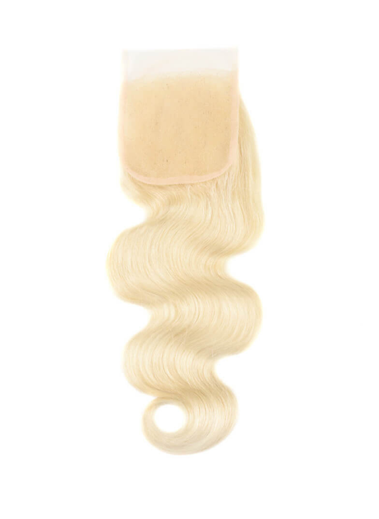 Malaysian Body Wave 4"x4" Lace Closure (Platimum Blonde)