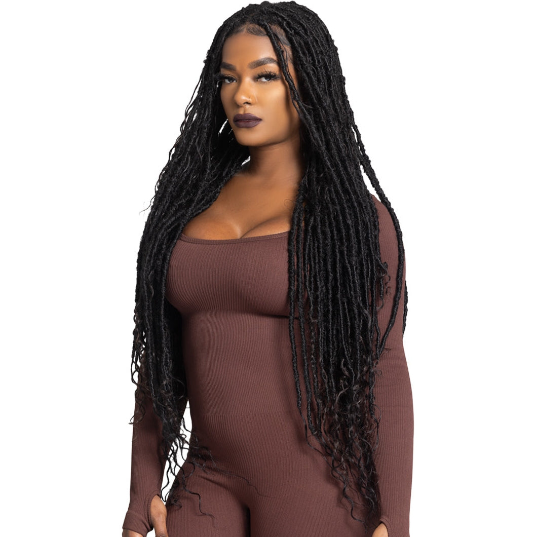 Urban Beauty Queen B Braid Synthetic Butterfly Goddess Locs 3X Value Pack 28 Inch Color Bg